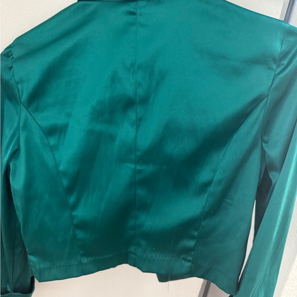 Charlotte Russe Green Women's Blazer - Picture 3 of 5